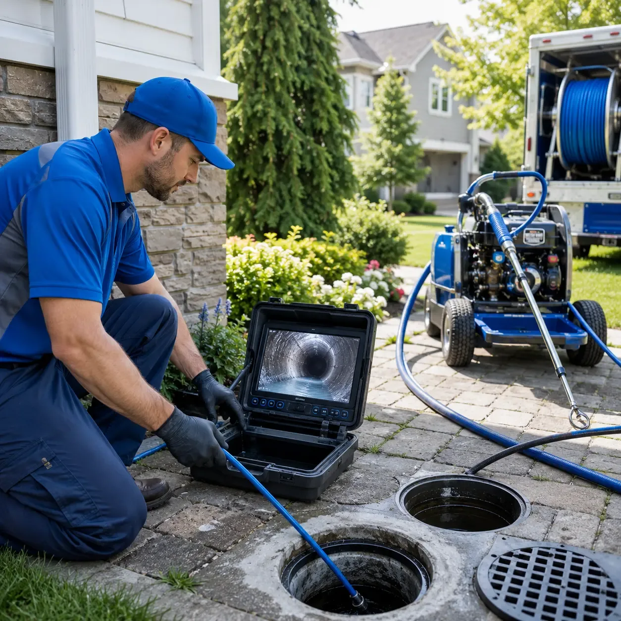 Outdoor drain cleaning professionals serving Cleveland, MN