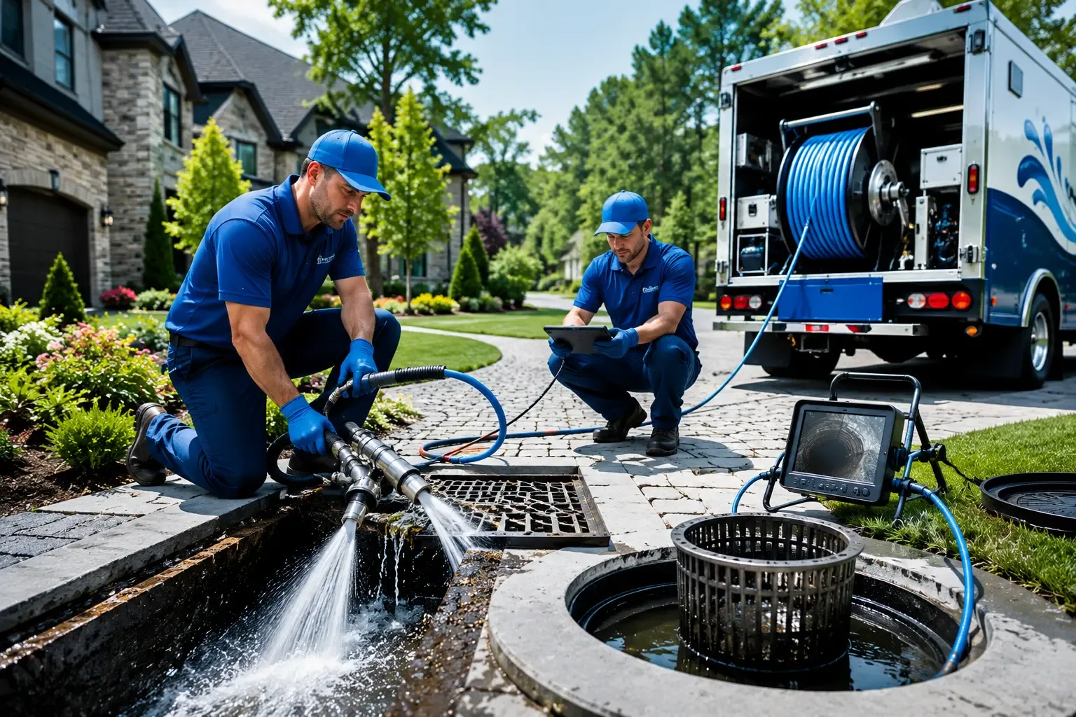 Local outdoor drain cleaning professionals in Cleveland, MN